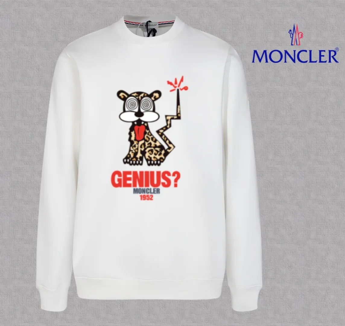 【 In Stock】 〖 𝐌𝐎𝐍𝐂𝐋𝐄𝐑~ 〗 440g ， 😎 ， ， Factory 2025 T ， ， Premium LOGO， Same Style ：Black White Size：S M L XL 2XL